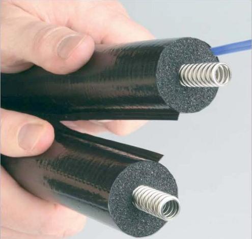 Teava flexibila de inox izolata